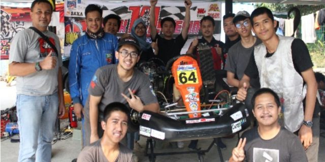 Balap Gokart Nasional, Tim MKC ITS Tempati Posisi 2 Dalam 2 Lap Pertama Kelas Mahasiswa