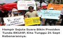 1 Juta Petisi Untuk Tolak Revisi KUHP :  #SEMUABISAKENA