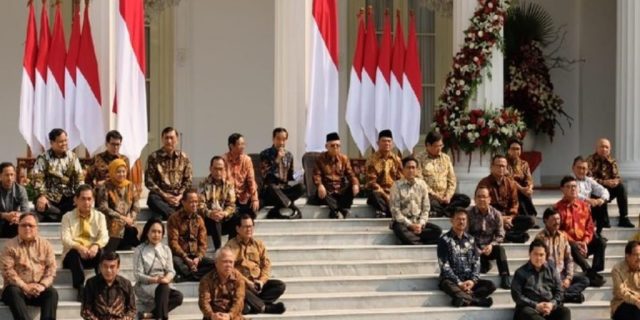 Ini Susunan Lengkap Kabinet Indonesia Maju Jokowi-Ma’ruf