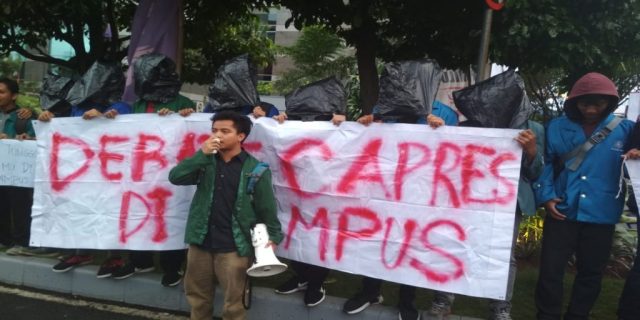 BEM SI Tuntut KPU Adakan Debat Capres Di Kampus