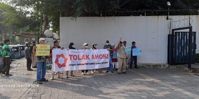 Pergerakan Elemen Rakyat Tolak Ahok Jadi Dirut Pertamina