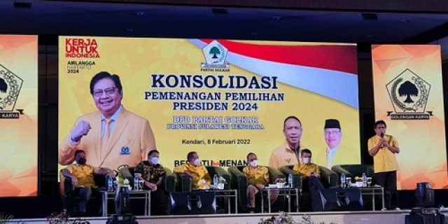 Dorong Kemenangan Airlangga di Pilpres 2024, Golkar Gelar Konsolidasi Di Kendari