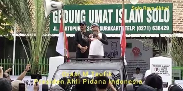 Muhammad Taufiq: Aksi People Power Di Solo, Bukanlah Makar