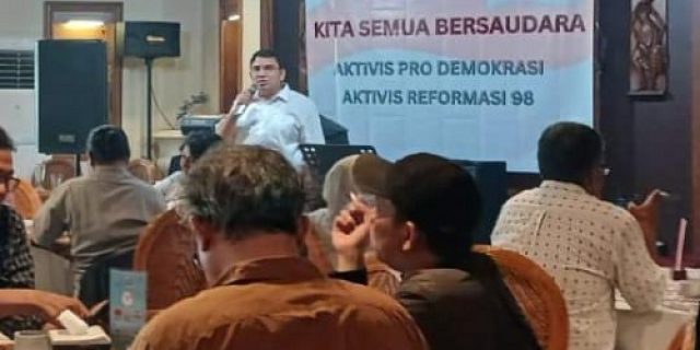 Aktivis 98 Lintas Paslon Kumpul, Ini Agendanya