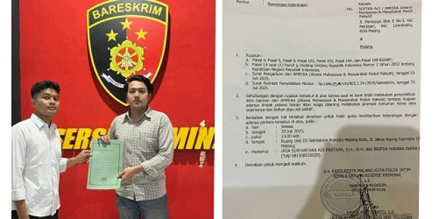 Tim Hukum AMMPERA Laporan Kasus King Abdi  ke Jalur Hukum