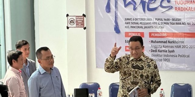 Relawan Sohib AMIN Launching Buku Berjudul Anies di Pusaran Produksi Hoax