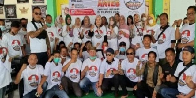 Relawan Anies Cianjur “Beraksi” Deklarasi Dukung Anies Maju Pilpres 2024