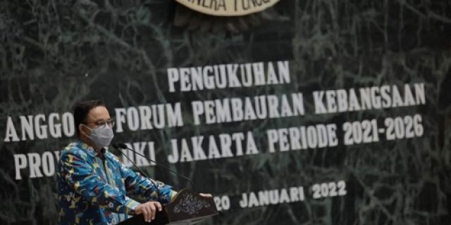 Anies Kukuhkan Forum Pembauran Kebangsaan (FPK) 2021-2026