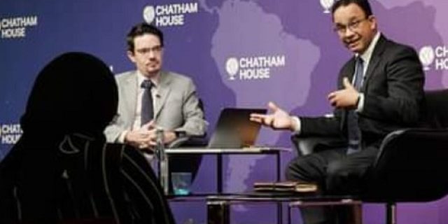 Anies Ceramah di Chatham House London