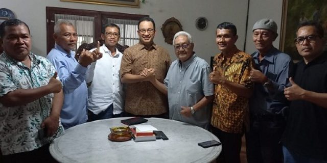 Anies Baswedan berkunjung ke kediaman Mudrick di Kartopuran Solo