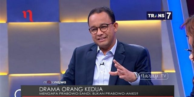Anies Sudah Tunaikan Janjinya ke Prabowo Tak Maju di 2019, Kenapa Masih Diungkit Terus?