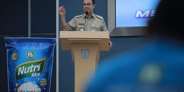 Hari Gizi Nasional, Anies Luncurkan Beras Nutri Rice