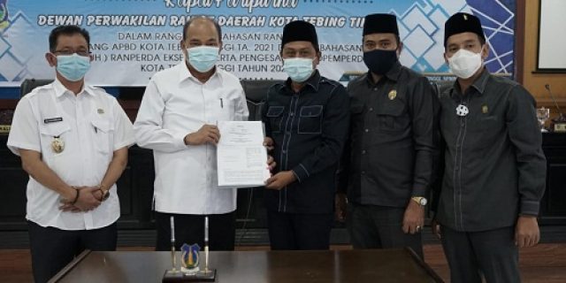APBD 2021 Tebingtinggi Disahkan, Sektor Pendidikan Menjadi Prioritas
