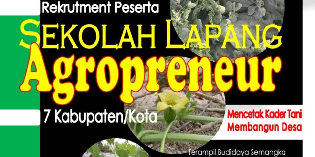Agropreneur Indonesia Lakukan Roadshow Sekolah Lapang : Rekrut generasi muda pedesaan