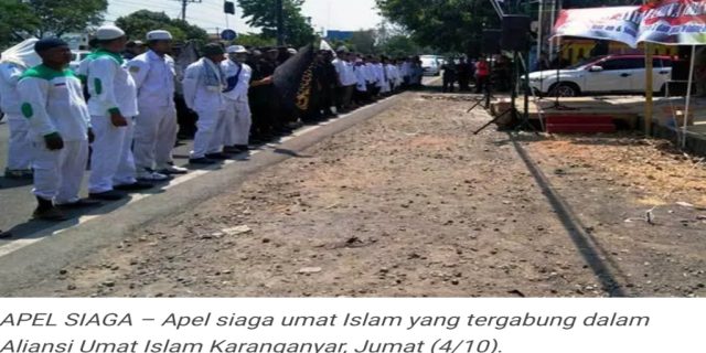 Aliansi Umat Islam Karanganyar Desak TNI Tangani OPM Wamena