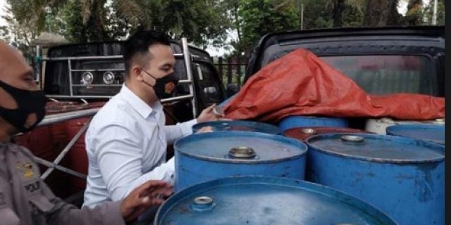 Polres Nganjuk Bongkar Penimbunan Solar Jenis Subsidi 1 Ton, Kasat Reskrim: Kami Akan Dalami Keterlibatan Oknum Lain