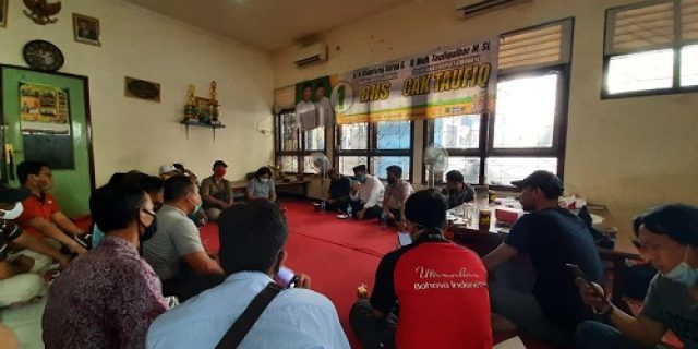 Kunjungi Balai Wartawan Sidoarjo, Ketua Forwas: Baru Kali Ini Ada Pasangan Yang Mau Datang