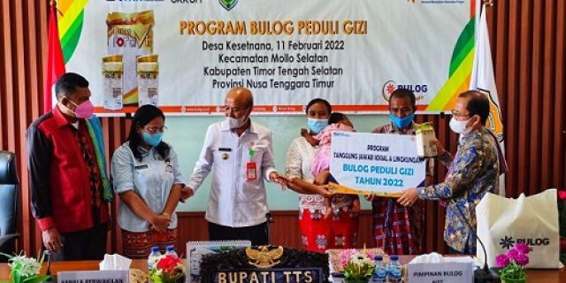 Bulog Peduli Gizi Bekerjasama Dengan BKKBN Gelontorkan Beras Fortivit di NTT