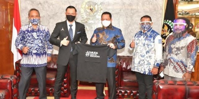 Bamsoet Ajak AHY Gotong Royong Atasi Persoalan Bangsa