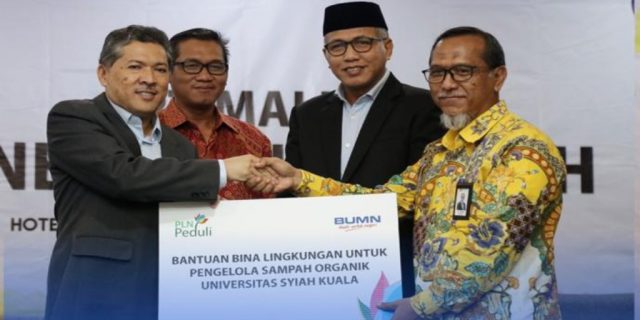 PLN  Serahkan Bantuan Kepada Universitas Syiah Kuala Aceh Di Acara FGD CENITS