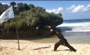 Acara Tahunan, Pencak Silat Cakra Kembang Lakukan Observasi Di Pantai Krakal Gunungkidul