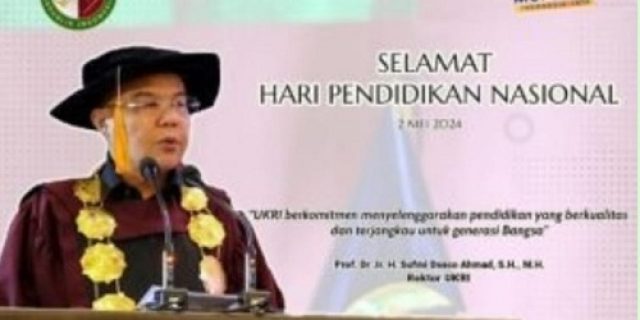 Prof Dasco Mempraktikkan Nilai-nilai Akademis di Politik Praktis