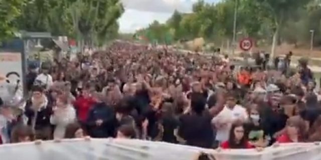 Ribuan orang lakukan aksi demonstrasi di Spanyol: Bebaskan Palestina