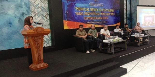 Ini Dua Alasan Dewan Pers Menolak RUU Penyiaran