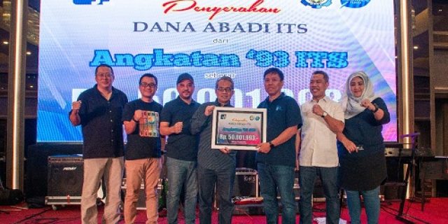 Pertama di ITS, Angkatan 1993 Gelar Reuni & Donasi untuk Dana Abadi