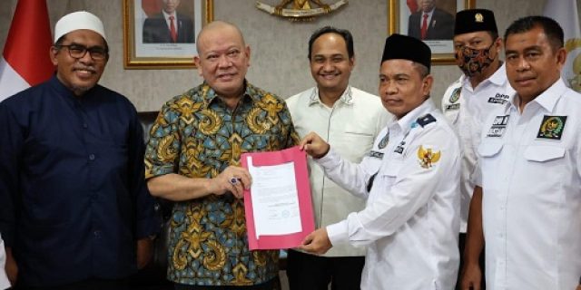 Sikapi Peraturan Menteri Keuangan, APDESI Minta Dukungan Ketua DPD RI