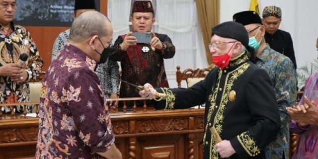 Ketua DPD LaNyalla Dapat Gelar Datuk Yang Dipertuan Junjungan Negeri