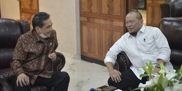 Bertemu Mendag, LaNyalla minta evaluasi barang impor yang distorsi produksi dalam negeri