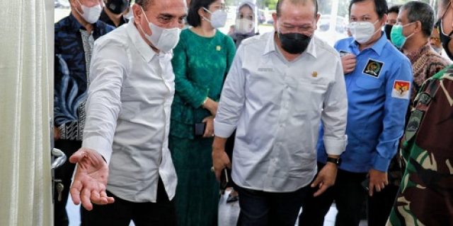 Terima Ketua DPD RI, Edy Rahmayadi Pastikan Sengketa Tanah di Sumut Selesai 30% Tahun Ini