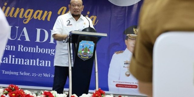 Raker Dengan Wagub Kaltara, Ketua DPD RI Sampaikan Persoalan Fundamental di Konstitusi Hasil Amandemen