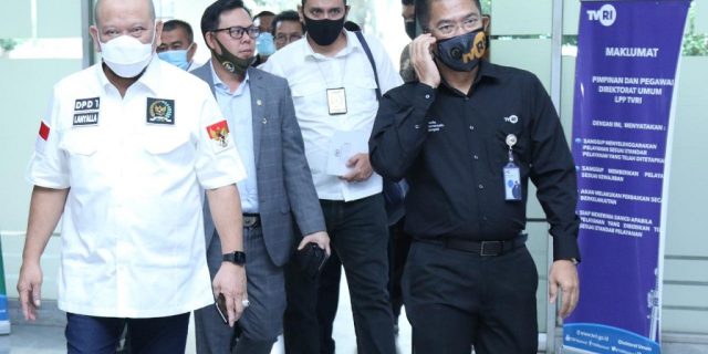 Kunjungi TVRI, Hidupkan Lagi Channel Kabar Senator