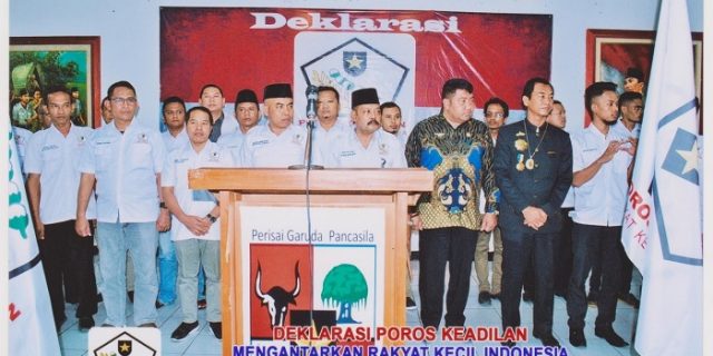 Deklarasi Poros Keadilan Rakyat Kecil Indonesia
