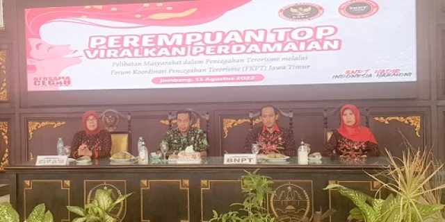 FKPT Jatim Gelar Perempuan TOP (Teladan, Optimis,Produktif) Viralkan Perdamaian dalam Pencegahan Radikalisme