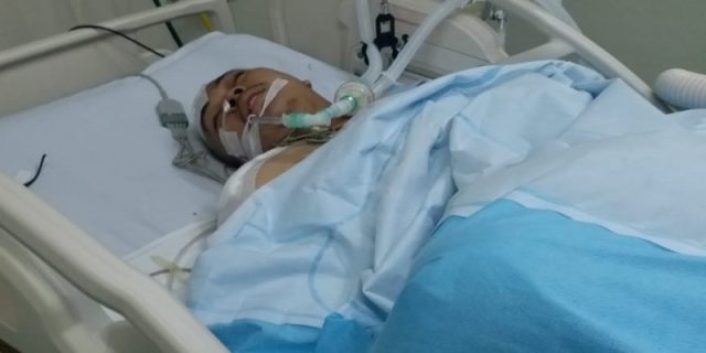 Kena Pukul Saat Demo, Kepala Faisal Amir Pecah, Hingga Kini Belum Sadar