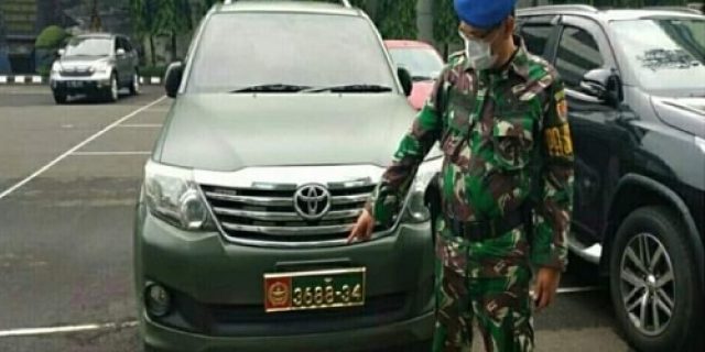 Terkait Video Viral Kendaraan Fortuner Plat Dinas TNI AD, Ini Penjelasan Puspomad
