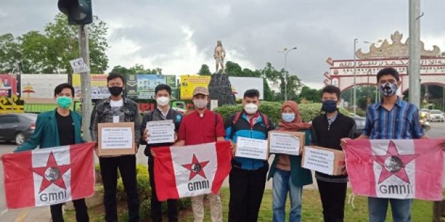 GMNI Komisariat UNILA adakan aksi galang dana untuk korban bencana alam