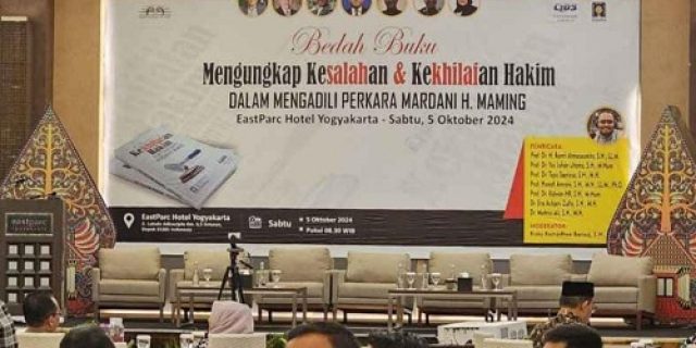 Bedah Buku “Eksaminasi Perkara Mardani H Maming”, Pakar Hukum Sebut SK Bupati Tidak Langgar UU Minerba