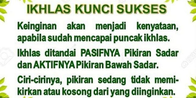 Berbagi Motivasi Cahaya Sasyuik: Penyebab Doa Belum Terkabul