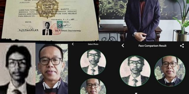 Roy Suryo: #MATCHED menurut AI, Pasfoto di “Ijazah JkW” adalah DBU, AMBYAR …! Roy Suryo: #MATCHED menurut AI, Pasfoto di “Ijazah JkW” adalah DBU, AMBYAR …!