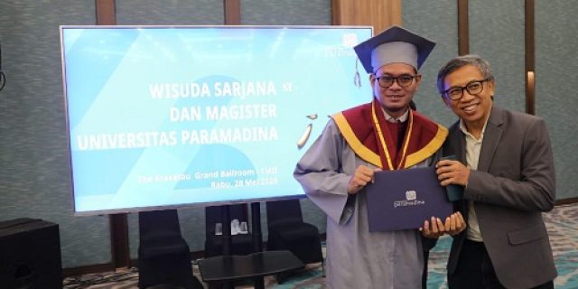 PNS Setjen DPR RI Dinobatkan Wisudawan Terbaik Magister Universitas Paramadina