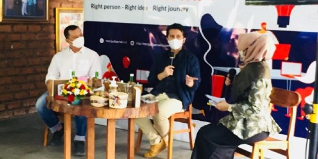 Emil Dardak Launching Perwira (Pemuda Berwirausaha) Bersama Rumah Inspirasi Cah Angon di Ngawi