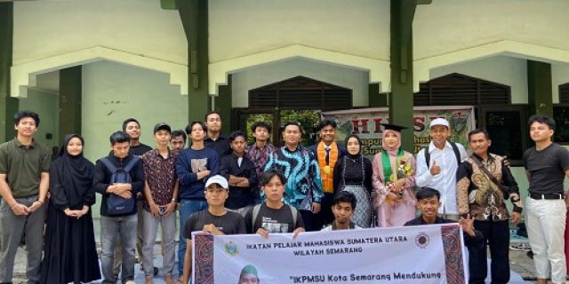 IKPMSU Semarang Gelar Diskusi, Santunan dan Deklarasi mendukung Firman Nasution for PB HMI Satu