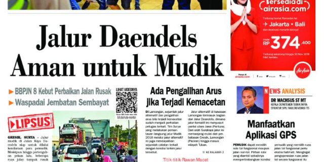 Pakar Transportasi ITS: Pemudik Disarankan Menggunakan GPS, Mengapa?