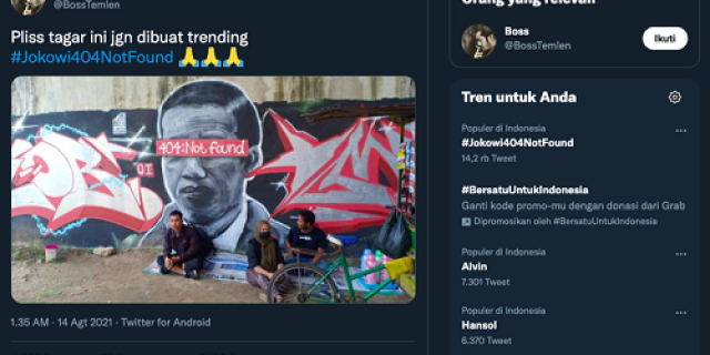 Stafsus Mensesneg Faldo Sebut Mural Tanpa Izin Melawan Hukum, Ahli hukum : Itu Sikap Paranoid