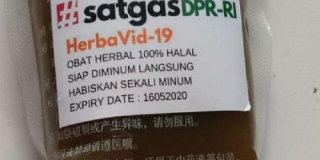 Ironi Negeri Jamu : Satgas DPR Impor Jamu Masuk Angin Dari Tiongkok