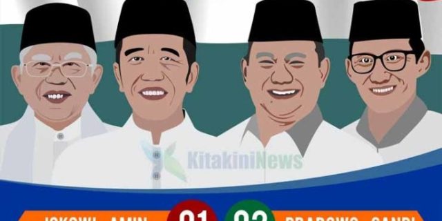 Data Google Trends : Popularitas Prabowo-Sandi 78,79 persen, Jokowi-Amin 21,21 persen